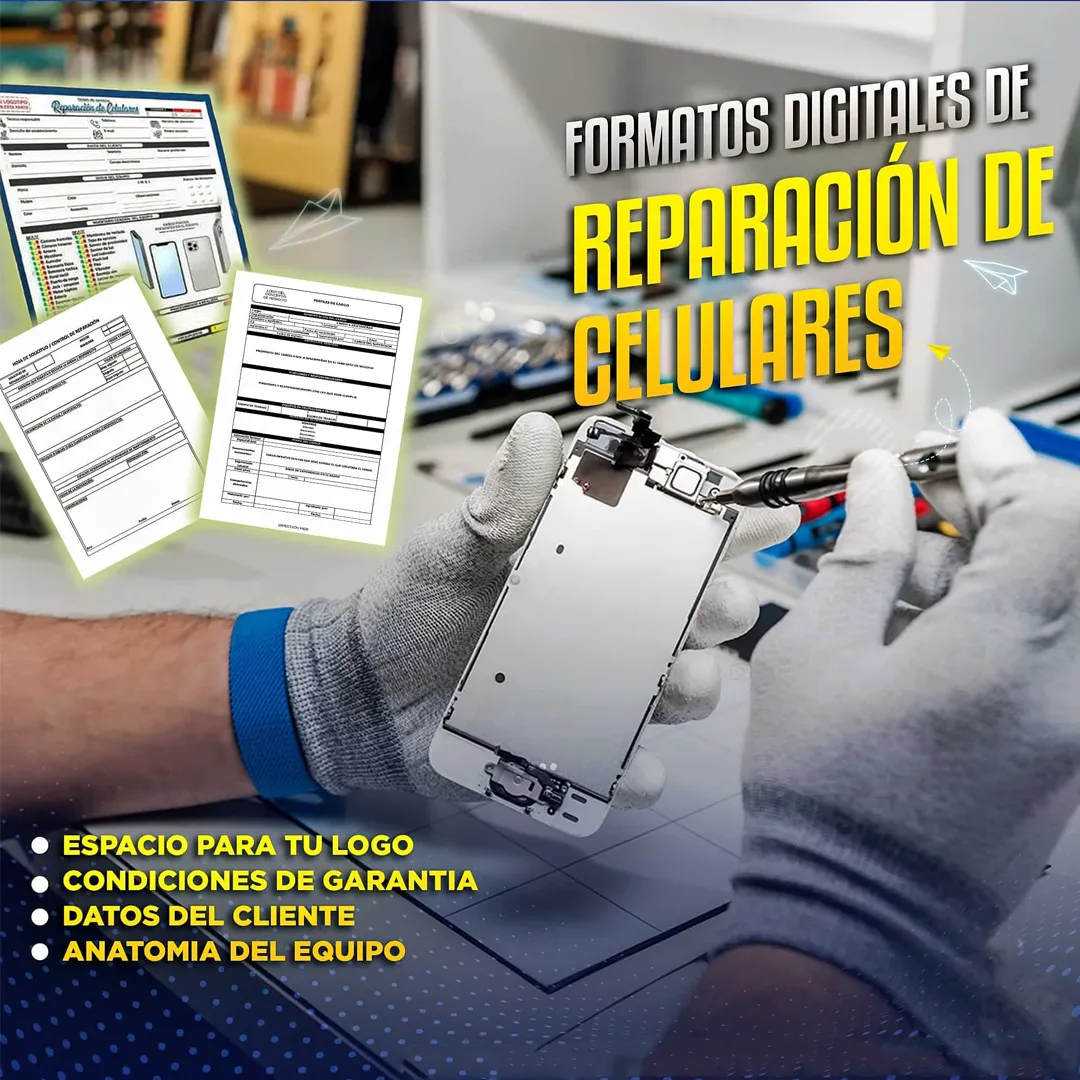 Formatos Digitales de Reparacion de Celulares